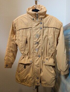 Vintage 80s Obermeyer Embroidered Parka Ski Coat
